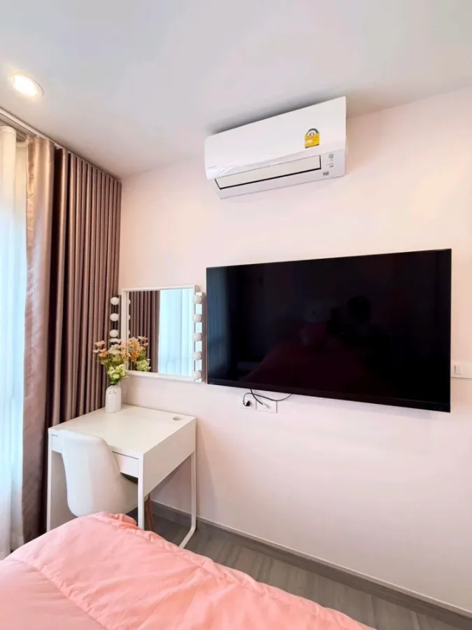 For rent: The President Charan - Yaek Fai Chai Station, beautiful room, fully furnished, ready to move in, reserve now.