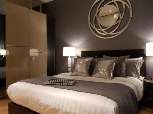 Condo for rent, Park 24, decorated in elegant style Fully furnished, central, tight, can't miss.