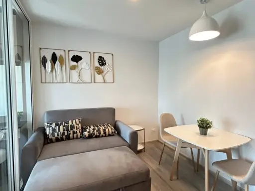 ให้เช่า Regent Home Bangna ห้องน่าอยู่ เฟอร์และเครื่องใช้ไฟฟ้าครบครัน เห็นวิวโค้งแม่น้ำ หิ้วกระเป๋าเข้าอยู่ได้เลยจ้า