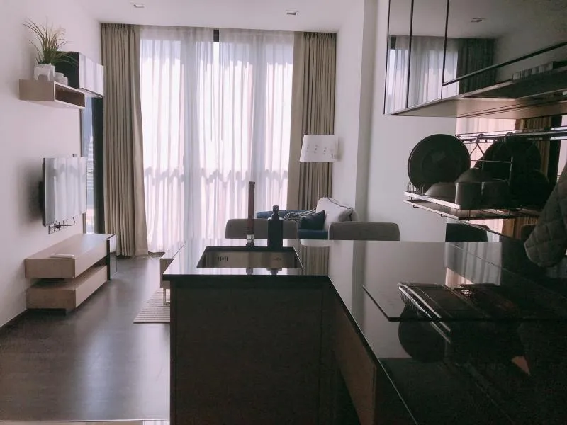 For Rent The Line Asoke Ratchada คอนโดสวย โลเคชั่นดี ตกแต่งสไตล์Cozy วิวเมือง พร้อมพลาดแล้วพลาดเลย