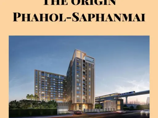 Sale down payment The origin condo Phahon-Saphan Mai The room is spacious, comfortable, near the BTS, convenient to travel. Do not miss it.