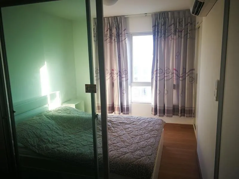Condo for rent DEN Vibhavadi, beautiful room, fully furnished, great view, 6th floor, don't wait, book now.