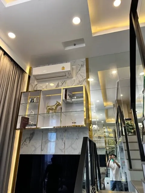 For rent: KnightsBridge Space Ratchayothin, Duplex room, decorated in a beautiful design, luxurious, built-in, super bang, so beautiful, book now.