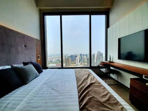 ขาย ให้เช่า คอนโด ดิ เอส อโศก ห้องแบบ duplex ชั้นสูงสุดของตึก บรรยากาศดีสุดๆ รีบเลย images