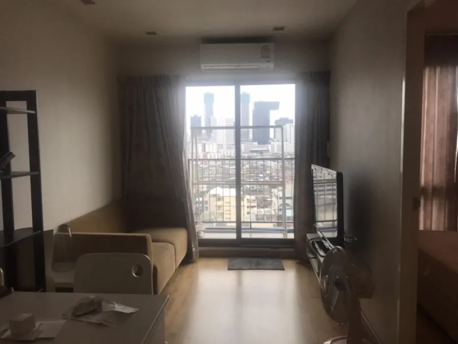 For rent, Casa Condo Asoke-Din Daeng, good location, beautiful view, in the heart of the city, convenient transportation, ready to move in.