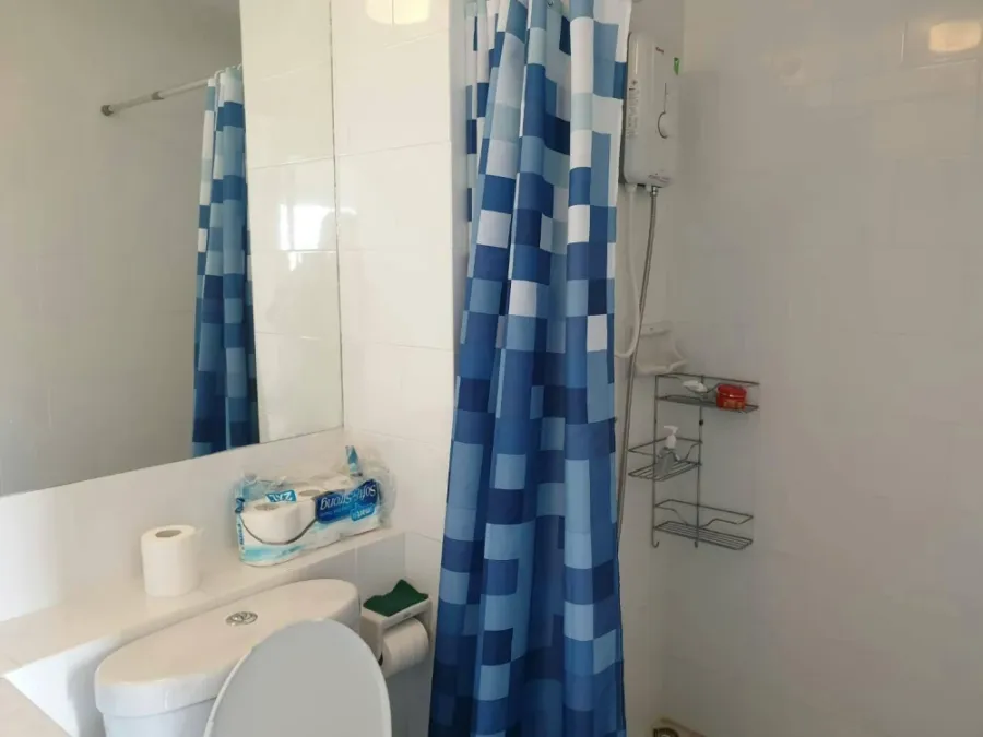 Plum Condo Bang Yai Station for rent. Quiet unit in a zone with few units, located next to the fire escape and close to the elevator. The room gets no