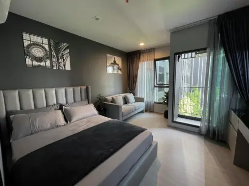 Life Asoke-Rama 9 for rent, Studio room, 10th floor, good view, affordable price, fully furnished, hurry to rent, don't hesitate. images