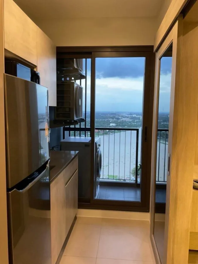 For Rent The Politan Aqua ห้องตกแต่งสวย พร้อมบิ้วอินท์จัดเต็ม ชั้น 40 ได้วิวแม่น้ำ คุณต้องห้ามพลาด