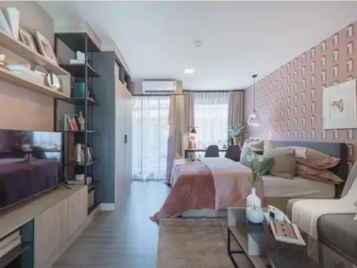 For rent, D Condo Hideaway Rangsit Phase 4, complete facilities. Ready to move in!!