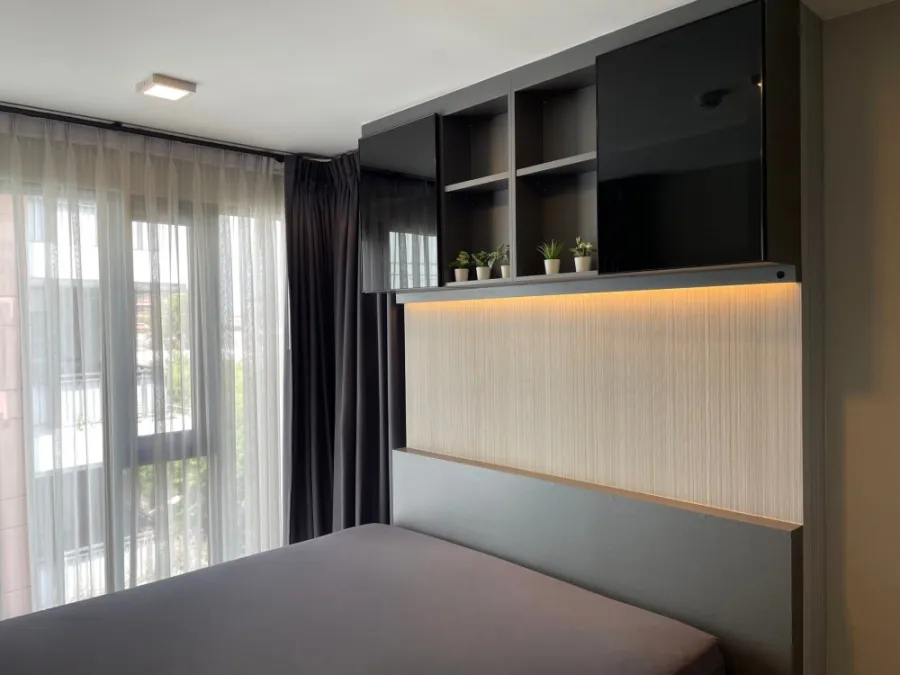 Condo for sale, Quintara Arte Sukhumvit 52, room decorated with modern built-in style, very livable, reserve quickly.