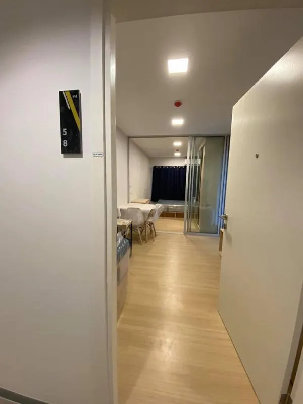 For rent, Plum Condo Rangsit Alive, Building A, 3rd floor, outside view, electrical appliances and fully furnished, ready to move in