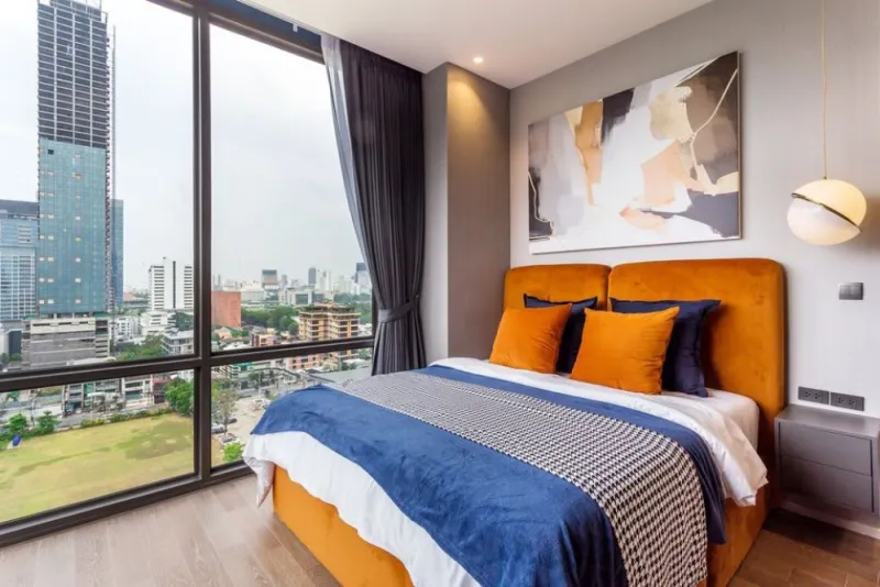 ให้เช่า คอนโด MUNIQ หลังสวน Superluxury condo ทิศใต้ ลมเย็นมาก วิวสวนลุม สวยสุดของโครงการ