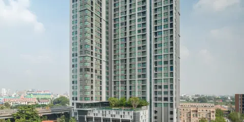 ให้เช่า คอนโด เดอะ เบส พาร์ค เวสต์ ชั้น 18 ใกล้ รถไฟฟ้า เฟอร์ครบ พร้อมอยู่ อย่ารอช้า