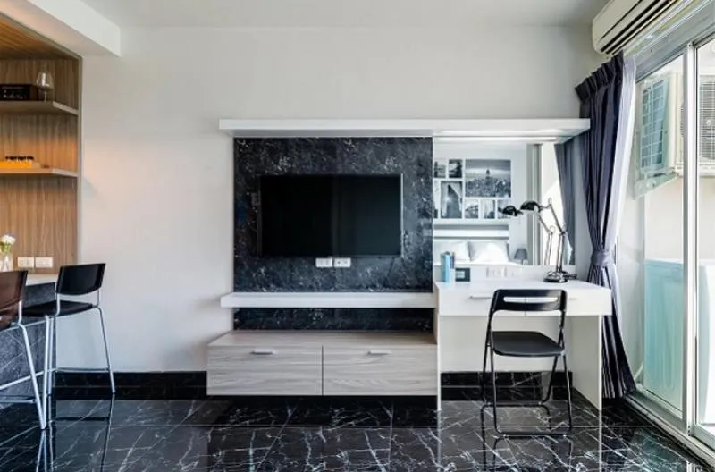 ไห้เช่าไอริส แอเวนิว อ่อนนุช-วงแหวน ตกเเต่งสไตล์ Luxury Loft เรียบหรู ห้องสวย วิวสวย 