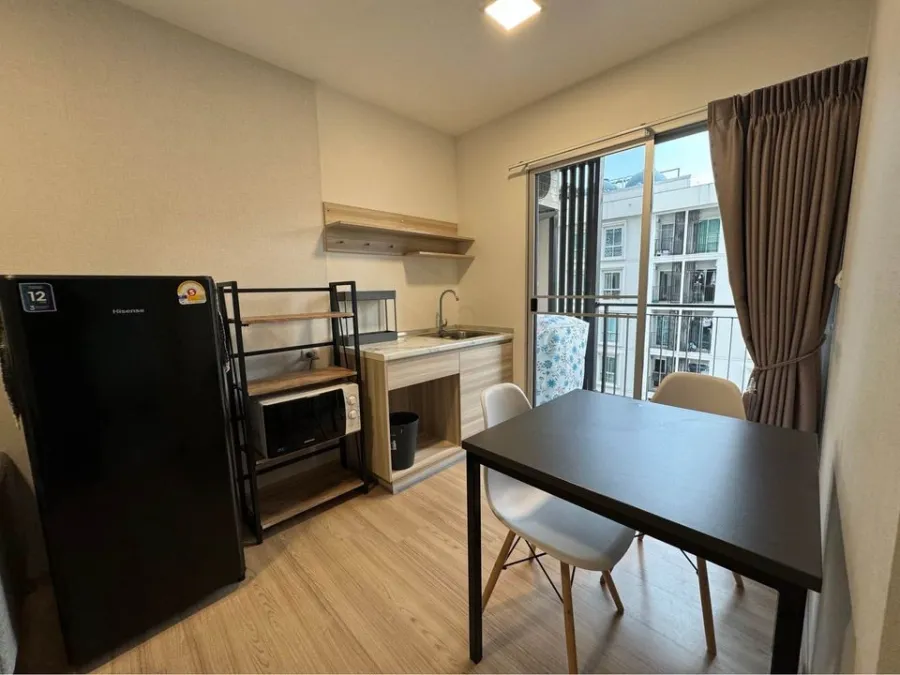 For sale, for rent, Plum Condo Chaengwattana, fully furnished + electrical appliances, just bring your bags and come!