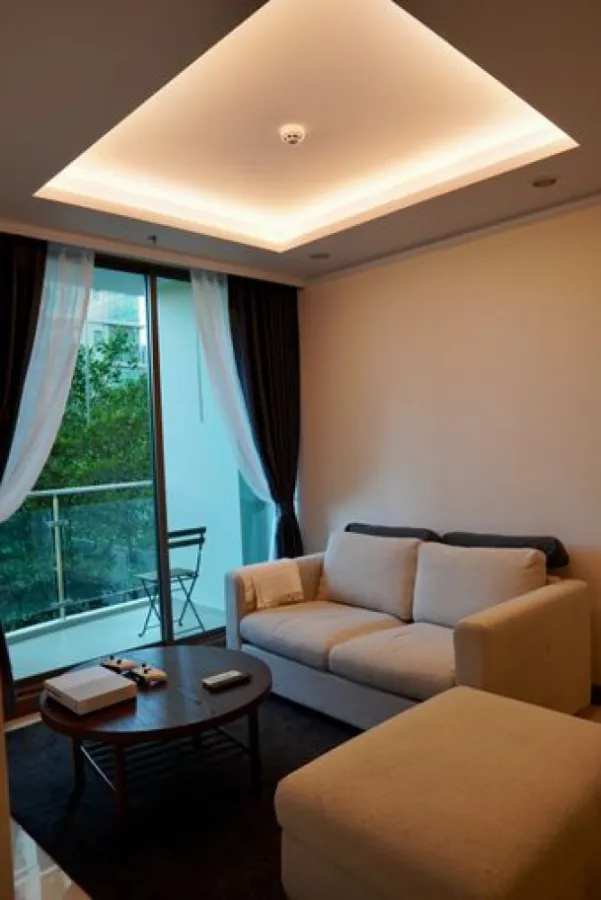 For rent!! Supalai Oriental Condo, Sukhumvit 39, 2nd floor, Building A, beautiful room, fully furnished, ready to move in, don't miss it!!