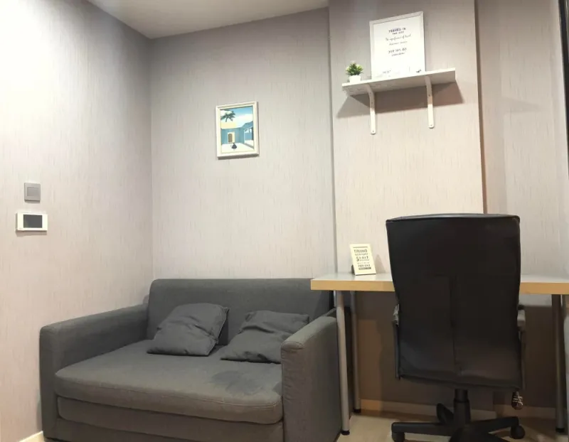 For Rent Kave condo ชั้น 8 วิวไม่บล็อค ห้องตกแต่งครบพร้อมเข้าอยู่ มีแอร์ 2 ตัว พลาดแล้วจะเสียใจ ด่วน