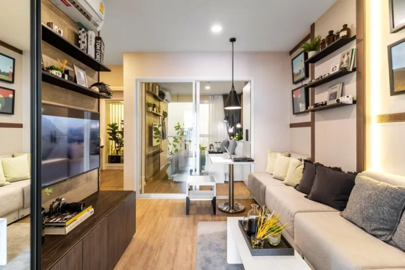 ขายใบจอง บลู พหลโยธิน 35 ห้องกว้างขวาง ชั้น 5 ได้วิวสวน กั้นครัวปิดอย่างดี ราคาสุดคุ้ม รีบเลย
