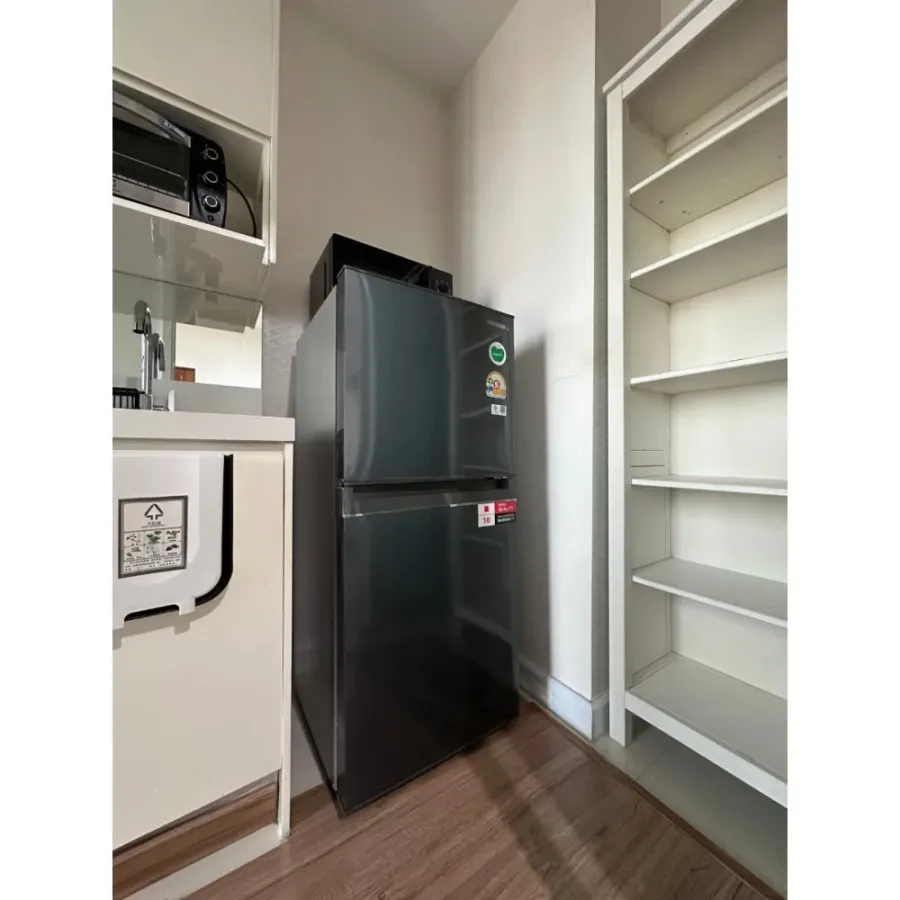 Condo for rent at The Sky Sukhumvit, corner unit, 180-degree city view, no buildings obstructing the view, high level of privacy. Book now!