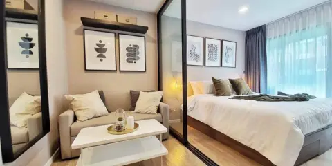 ให้เช่า Kave town space ตกแต่งสวย พรีเมี่ยมพร้อมอยู่สุดๆ ครื่องไฟฟ้าครบถ้วน ดีแบบนี้จองเลยจ้า