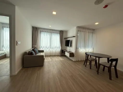 For rent: Atmoz Lat Phrao 71, Building C, 3rd floor, 2 bedrooms, plenty of usable space, don't miss it.