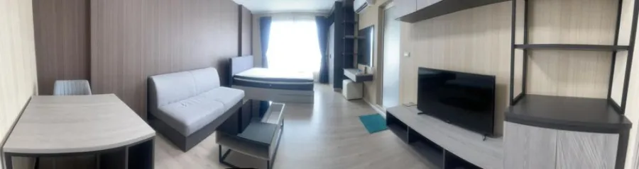 dcondo Campus Dome Rangsit ให้เช่า ติดวอลรอบห้อง พร้อมเครื่องใช้ไฟฟ้าอย่างดี พลาดแล้วจะเสียใจ
