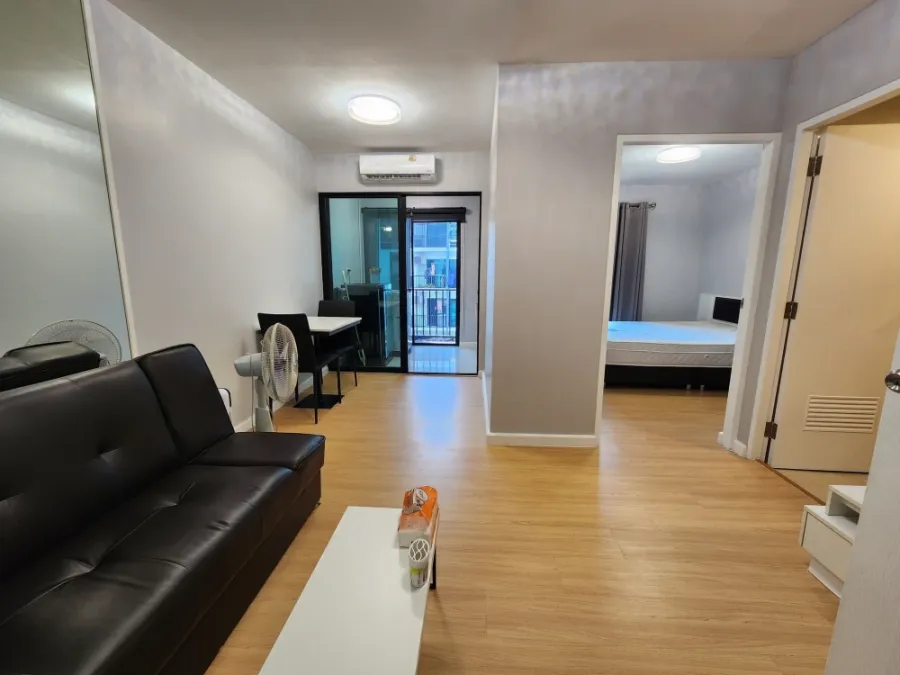 ขาย I Condo Sukhumvit 105 เฟอร์นิเจอร์+เครื่องใช้ไฟฟ้าครบ มี sofa bed ดีแบบนี้จองเลย