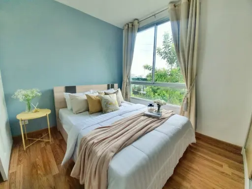 Condo for rent at The Seed Ratchada-Huay Kwang. fully furnished complete electrical appliances ready to move in images