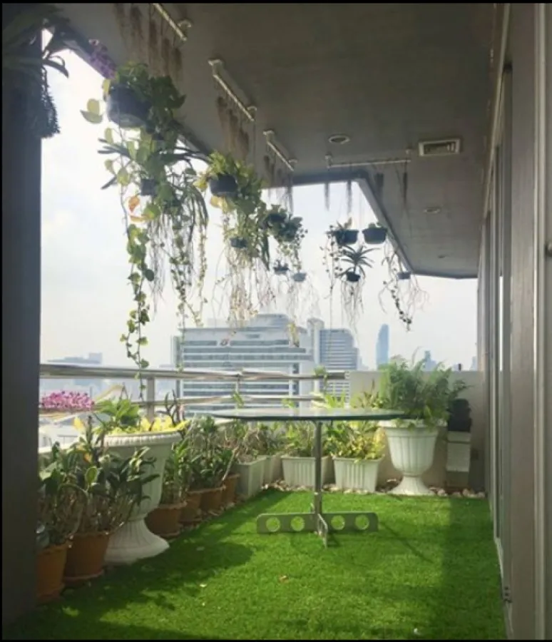 For rent!! Condo Baan Kasemsan 1, 21st floor, very nicely decorated room. Ready to move in. Hurry up to reserve!!