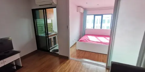 For rent รีเจ้นท์ โฮม 18 แจ้งวัฒนะ-หลักสี่ กั้นห้องเป็นสัดส่วน แถมเฟอร์ครบ ลากกระเป๋าเข้าอยู่ได้เลย