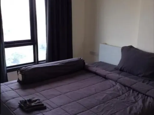 Condo for rent, Rich Park Triple Station, clean room, high floor, beautiful view, fully furnished, close to APL, hurry