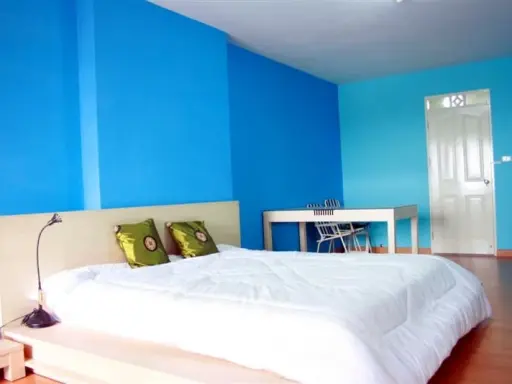 ให้เช่า City Home Sukhumvit 101 ชั้น 15 วิวโล่ง สวย โล่งหันหน้าไปบางนา ห้องโทนสีฟ้า แบบนี้ต้องจอง images