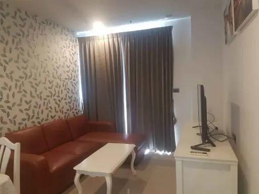 For rent Supalai Wellington, fully furnished room. A really big screen TV like this. Hurry and reserve it quickly.