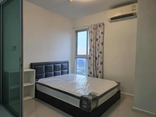 For rent: A Space Me Bangna, 1 bedroom, 1 bathroom, fully furnished, including washing machine. Don't miss out!