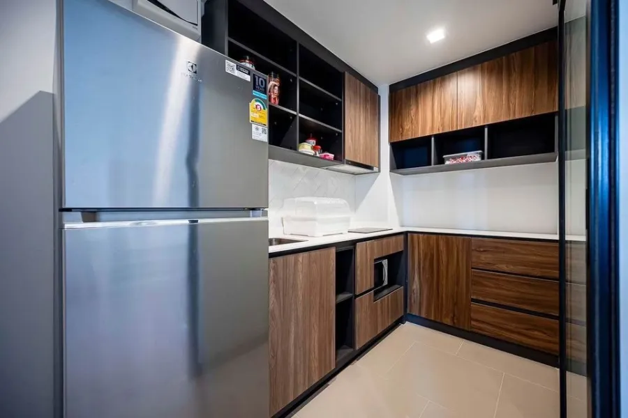 Condo for rent, The Line Phahonyothin Park, spacious room. Lots of usable space Great price, hurry up and reserve.