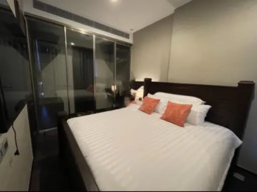 For rent!! Condo The S Sukhumvit 36, 34th floor, high floor, beautiful room, fully furnished, ready to move in, don't miss it!!