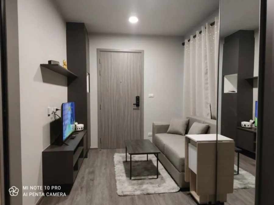 Let's come. STUDIO room, 3rd floor, fully furnished, nice decoration. If interested, reserve now at Monte Rama 9 condo for rent.