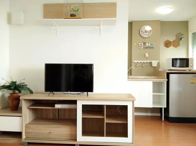 ห้องสวย แต่งครบ พร้อมอยู่ ให้เช่าคอนโดลุมพินีรังสิต โซนด้านหน้า