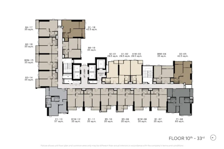 ขายดาวน์ life ladprao phahon 1br.plus 35 ตรม. วิวสวนจตุจักร ชั้นสูง รีบมาซื้อเลยจ้า อย่ารอช้า