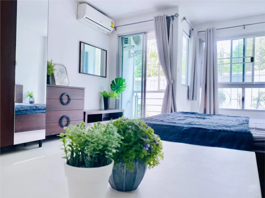 ขาย ไมล์สโตน เสรีไทย ห้องสตูดิโอ ขนาดห้อง 30 ตร.ม. ตกแต่งพร้อมอยู่ ร่มรื่น สบายตา อย่ารอช้า!!