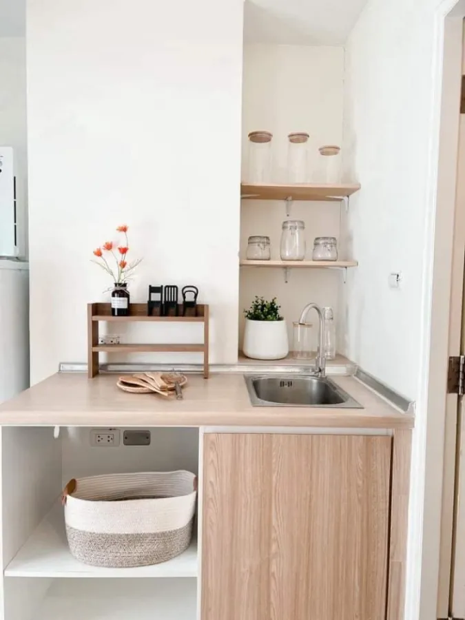 Quick sale!! Condo Lumpini Ville On Nut 46, 8th floor, Building D, clear view, beautiful room, fully furnished, book now!!
