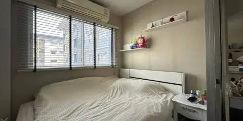 ขาย Plum Condo Park Rangsit ห้องชั้น 6 เฟอร์บิ้วอินอย่างดี วิวสระว่ายน้ำสวย จองเลย