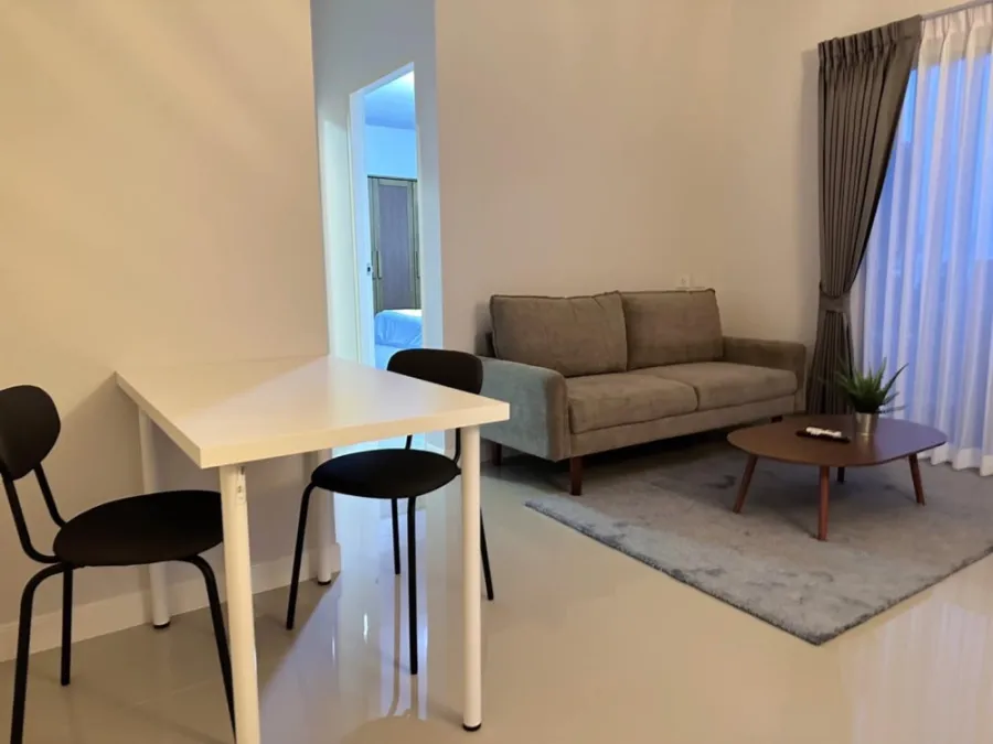 ขาย ให้เช่า My Condo Sukhumvit 103 ห้องมุมคนไม่พลุกพล่าน กว้างขวางอยู่สบาย มาแต่ตัวเข้าอยู่ได้เลยจ้า