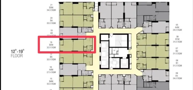 ขายดาวน์ Culture ทองหล่อ 1 Bedroom 32.00 ตร.ม. ชั้น 17 ในทำเลเริ่ดๆ รีบจับจองก่อนพลาด images