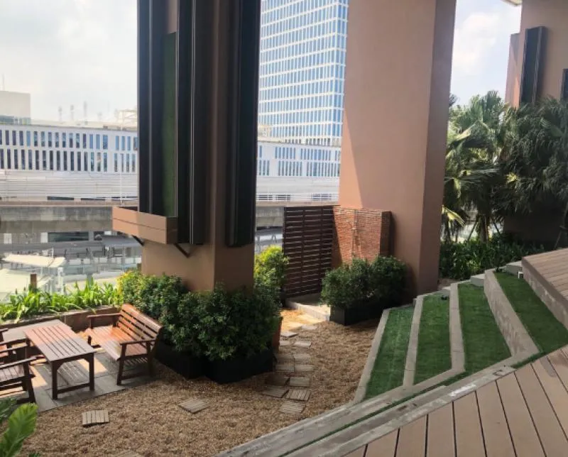 Urgent sale !! Condo The Coast Bangkok Sukhumvit Bangna, city view, good location, convenient transportation, book now !!