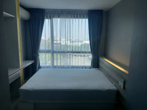 Condo for rent with style @ Sukhumvit-Bangna. Ready to move in. Convenient transportation. Don't miss it.