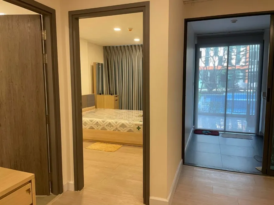 Condo for sale Metro Luxe Rose Gold Phahon-Sutthisan Corner room has privacy. Complete here. Buy now. Don't wait.