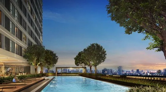 🏢 ห้องมุม รีโนเวทใหม่ ระเบียงกว้าง วิวชั้น 23