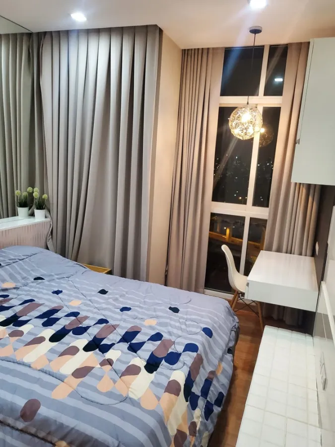 Urgent rental !! Condo The Coast Bangkok Sukhumvit Bangna, spacious room, convenient transportation, don't miss !!
