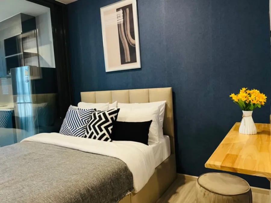 ให้เช่า!! คอนโด เอ็กซ์ที ห้วยขวาง ห้องเลขที่ 298/109 ห้องสวยตกแต่งเฟอร์นิเจอร์ครบ พร้อมอยู่ จองเลย!!